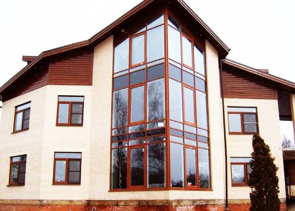 Фасадное остекление дома в Жуковском