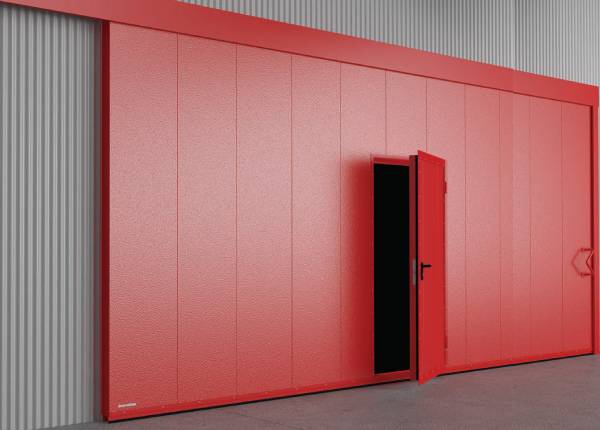 Металлическая дверь на складе в Жуковском