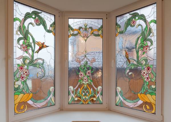 Витражные окна в квартире в Жуковском