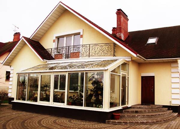 Зимний сад в частном доме в Жуковском