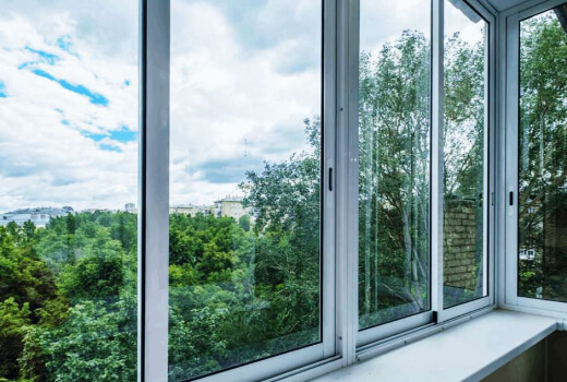 Холодное остекление лоджии раздвижными окнами Provedal в Жуковском