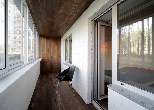 Утепление и отделка лоджии ламинатом в Жуковском