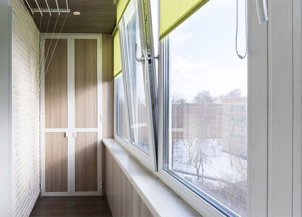 Теплое остекление балкона ПВХ-профилем в Жуковском